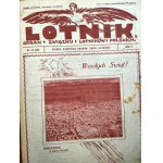 Czasopismo Lotnik kompletny rocznik II, 1925 rok - Organ Związku Lotników Polskich - Polskie Siły Powietrzne [ Lotnictwo cywilne i wojskowe] , Poznań 1924 [Fotografia PSZ]