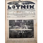 Czasopismo Lotnik kompletny rocznik II, 1925 rok - Organ Związku Lotników Polskich - Polskie Siły Powietrzne [ Lotnictwo cywilne i wojskowe] , Poznań 1924 [Fotografia PSZ]