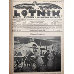 Czasopismo Lotnik kompletny rocznik II, 1925 rok - Organ Związku Lotników Polskich - Polskie Siły Powietrzne [ Lotnictwo cywilne i wojskowe] , Poznań 1924 [Fotografia PSZ]