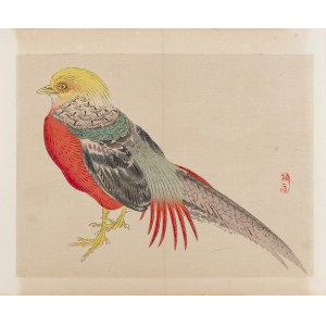 Kōno Bairei (1844-1895), published by Yamada Shinzaburo, Golden Pheasant, Kyoto, 1913.