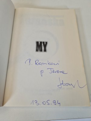 TORAŃSKA Teresa - WE Autograph Issue 1