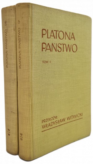 PLATON - STATE - volumes I-II with the addition of seven books of laws