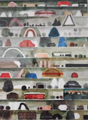 Jan Tarasin ( 1926 - 2009 ), Magazyn, 1993