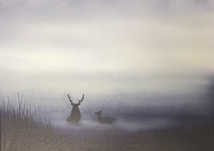 Monika Boguslawska ( 1991 ), Misty - deer / Misty deer, 2025