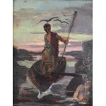 Wlastimil HOFMAN (1881-1970), Łódź Charona (1898)