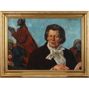 Ludwik STASIAK (1858-1924), Autoportret jako Ludwig van Beethoven