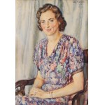 Józef MEHOFFER (1869-1946), Kobieta w letniej sukience (1944)