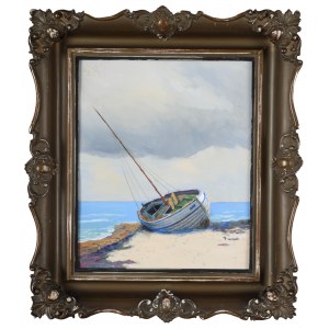 Soter August JAXA-MAŁACHOWSKI (1867-1952), Boat on the Beach.