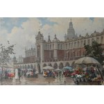 Władysław SERAFIN (1905-1988), Rynek w Krakowie - Sukiennice