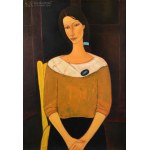 Roman ZAKRZEWSKI (1955-2014), Portret kobiety z broszką (1997)