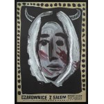 Franciszek STAROWIEYSKI (1930-2009), Czarownice z Salem: rysunek-projekt wraz z ostateczną wersją plakatu