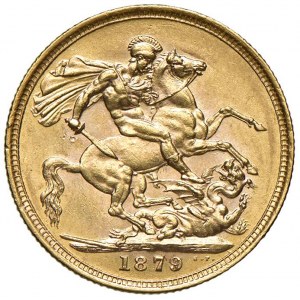 AUSTRALIA Vittoria (1837-1901) Sterlina 1879 M - KM 7...