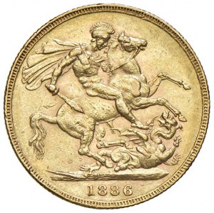 AUSTRALIA Victoria (1837-1901) Sterling 1886 M - KM 7...