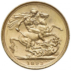 AUSTRALIEN Victoria (1837-1901) Sterling 1893 S - KM 1...