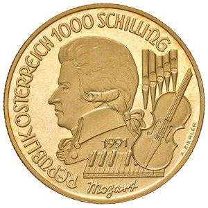 AUSTRIA Seconda repubblica (1945-) 1000 Schilling 199...