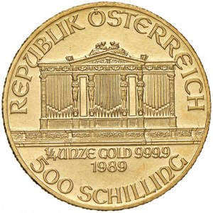 AUSTRIA Seconda repubblica (1945-) 500 Schilling 1989...