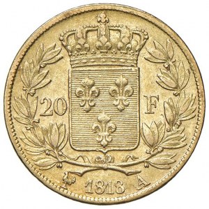 FRANCIA Luigi XVIII (1815-1824) 20 Franchi 1818 ...