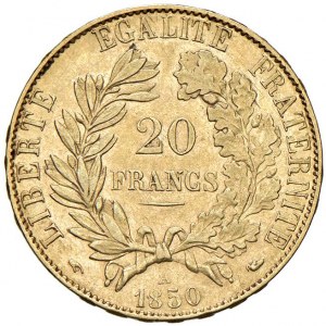 FRANCE Second Republic (1848-1852) 20 Francs ...