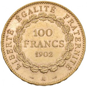 FRANCIA Terza repubblica (1871-1940) 100 Franchi 1902...