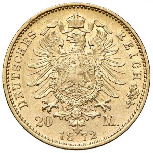 GERMANIA Prussia Guglielmo I (1861-1888) 20 Marchi 1872 A...