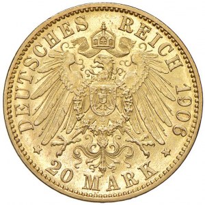 GERMANIA Prussia Guglielmo II (1888-1918) 20 Marchi 1906 ...