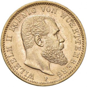 GERMANY Wurttemberg Wilhelm II (1891-1918) 20 Marks...