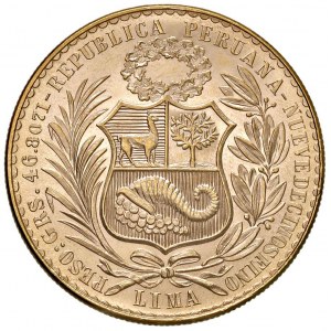 PERU' Repubblica 100 Soles 1962 Lima - KM 231 AU (g 4...