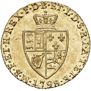 REGNO UNITO Giorgio III (1760-1820) 1/2 Ghinea 1798 -...