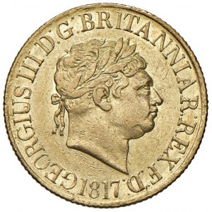 REGNO UNITO Giorgio III (1760-1820) Sterlina 1817 - S...