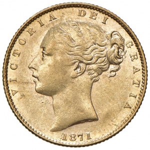 REGNO UNITO Vittoria (1837-1901) Sterlina 1871 (1) - ...