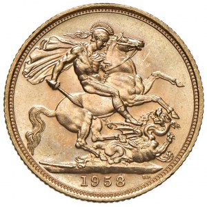 REGNO UNITO Elisabetta II (1952-2022) Sterlina 1958 -...