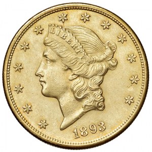 STATI UNITI 20 Dollari 1893 ...