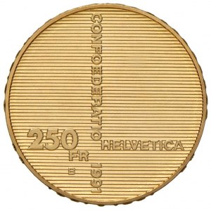 SVIZZERA Confederazione 250 Franchi 1991...