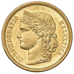 SVIZZERA Confederazione 20 Franchi 1883 ...