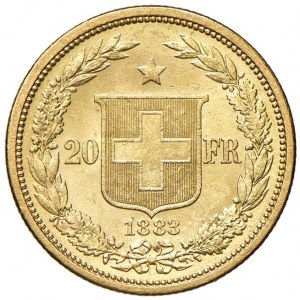 SVIZZERA Confederazione 20 Franchi 1883 ...