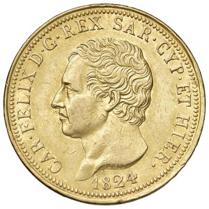Carlo Felice (1821-1831) 80 Lire 1824 G ...