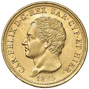 Carlo Felice (1821-1831) 80 Lire 1825 T ...