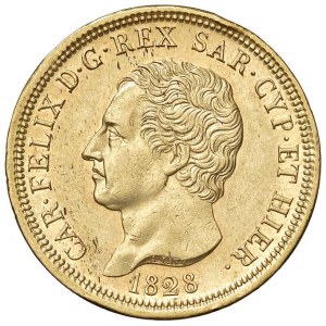 Carlo Felice (1821-1831) 80 Lire 1828 G ...
