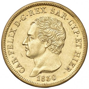 Carlo Felice (1821-1831) 80 Lire 1830 G ...