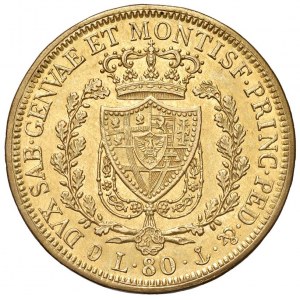 Carlo Felice (1821-1831) 80 Lire 1830 G ...