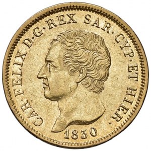 Carlo Felice (1821-1831) 80 Lire 1830 G ...