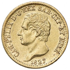 Carlo Felice (1821-1831) 20 Lire 1827 T ...