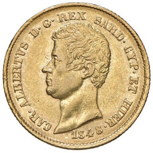 Carlo Alberto (1831-1849) 20 Lire 1848 G...