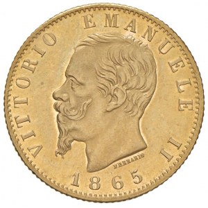 Vittorio Emanuele II (1861-1878) 20 Lire 1865 ...