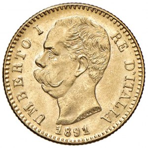 Umberto I (1878-1900) 20 Lire 1891 ...