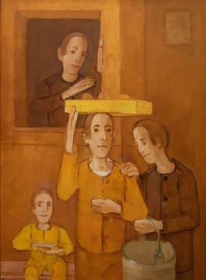 Kiejstut Bereźnicki (ur. 1935), Chłopcy w tonacji brązowej, 2002