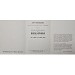 Leaflet from the exhibition Beksinski. Peintures et dessins recents, Galerie Dmochowski, Paris, 1994.