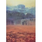 Invitation to the opening of an exhibition with works by Zdzislaw Beksinski, Paris, 1988