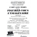 Invitation to the opening of an exhibition with works by Zdzislaw Beksinski, Paris, 1988