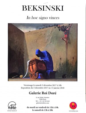 Poster Beksinski. In hoc signo vinces, Roi Dore Gallery, 2018
